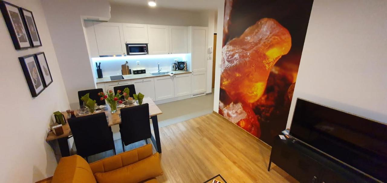 Apartament Bursztynowy Modern Tower Gdynia Luaran gambar