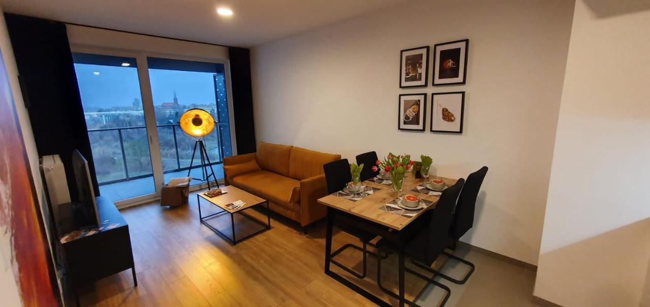 Apartament Bursztynowy Modern Tower Gdynia Luaran gambar