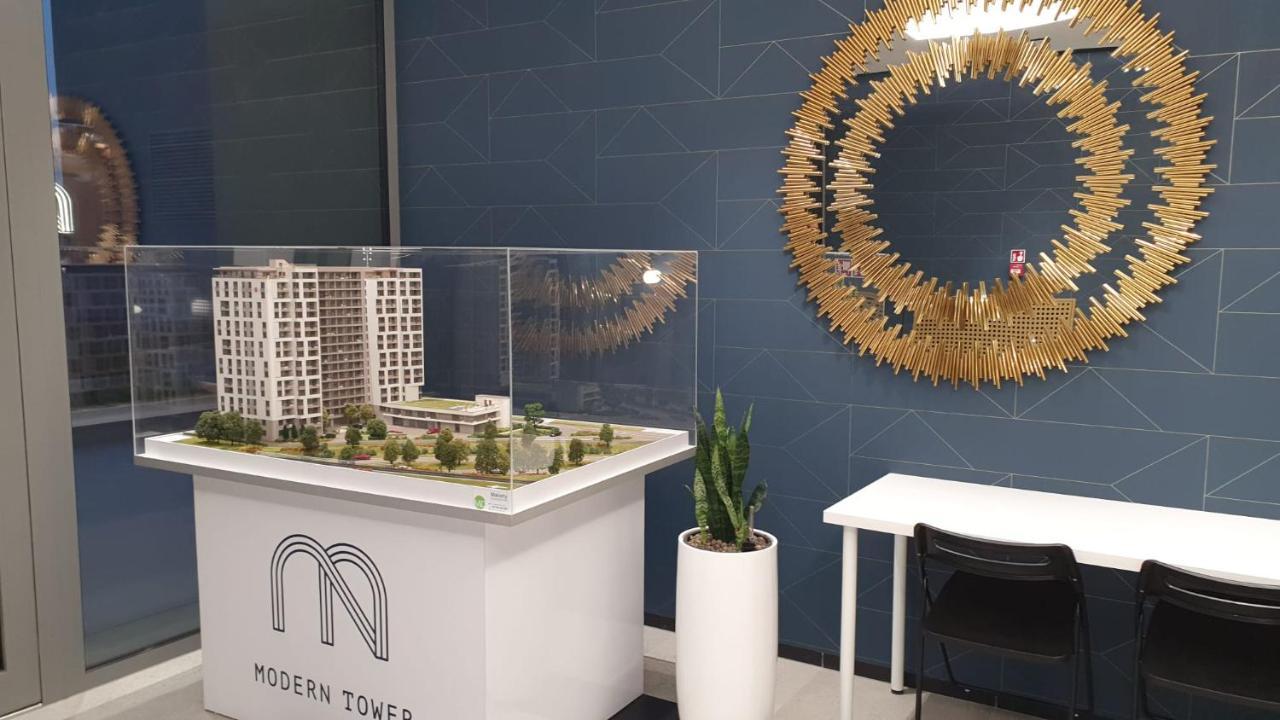 Apartament Bursztynowy Modern Tower Gdynia Luaran gambar